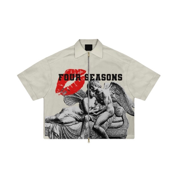 00 ilovesick zip up shirt