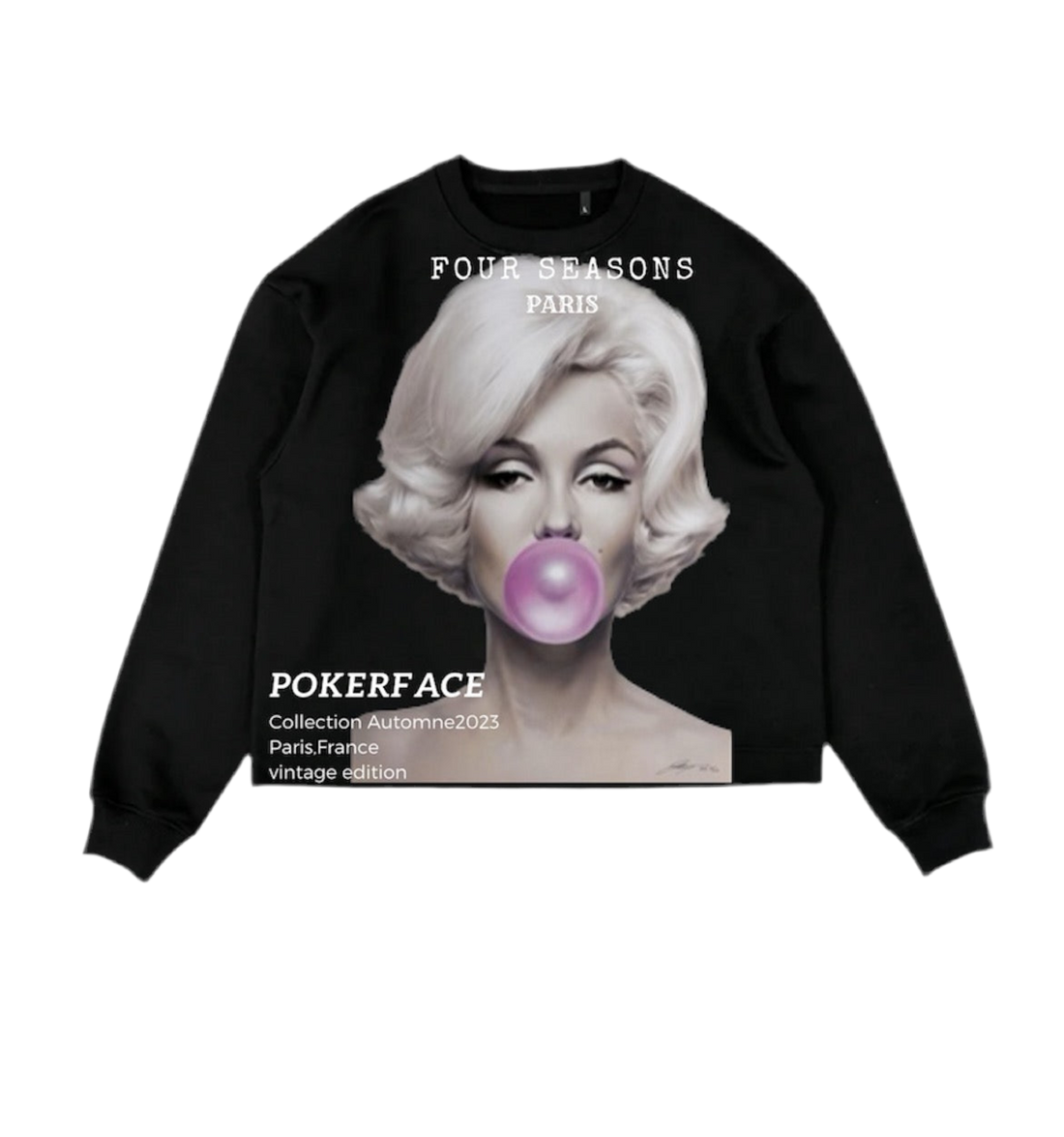 Marilyn cropped crewneck