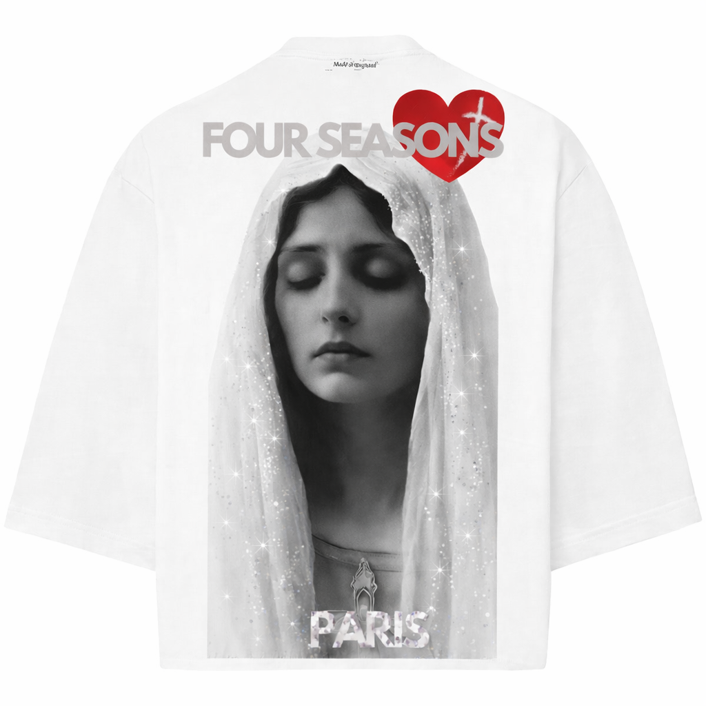 00”Woman of sorrow” rhinestone tee