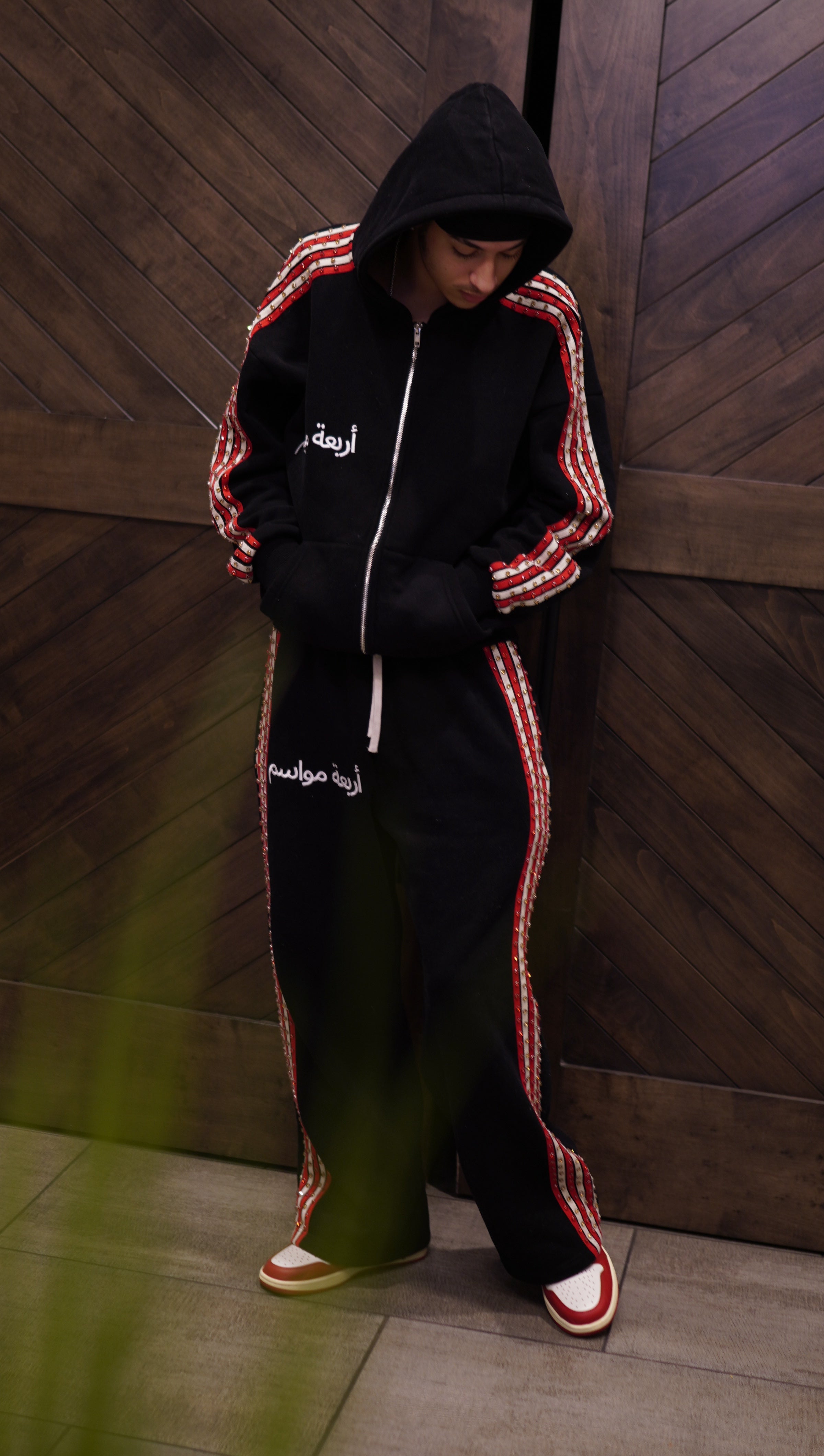 Saudi League joggers (black)