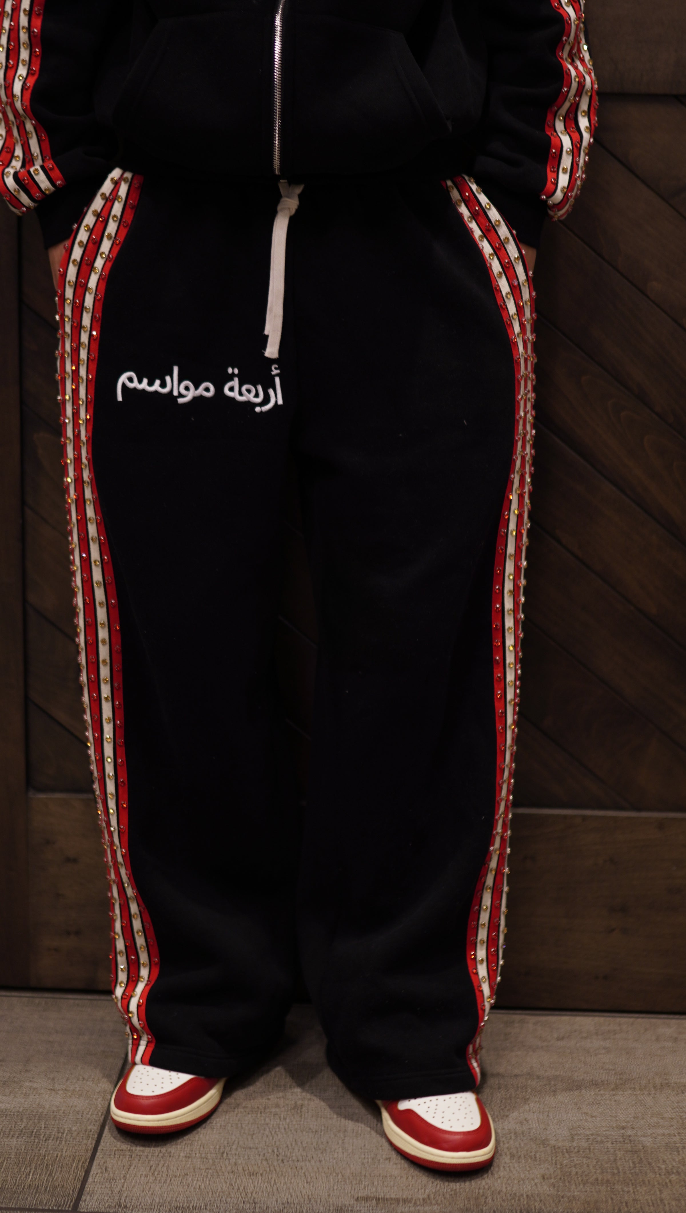 Saudi League joggers (black)