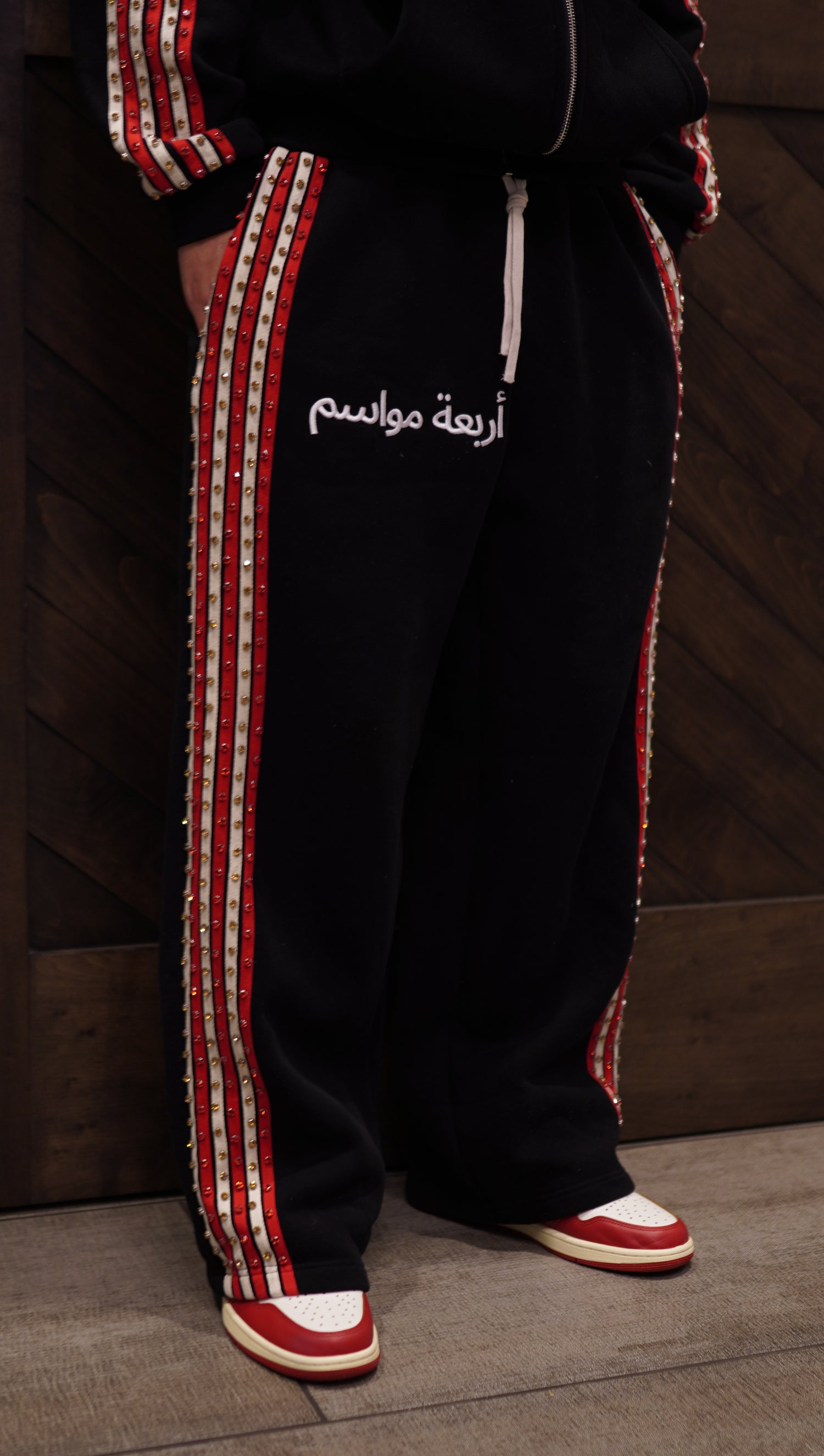 Saudi League joggers (black)